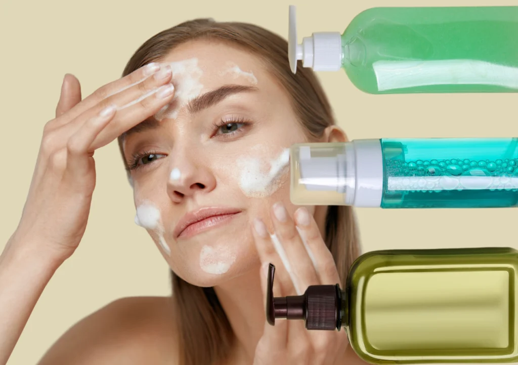 Three Different Kinds of Face Cleanser